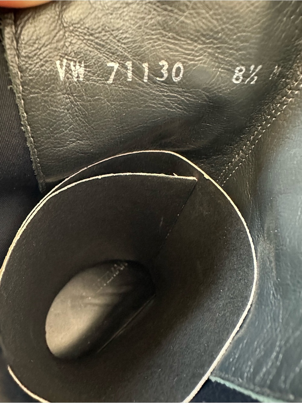 AUTHENTIC STUART WEITZMAN Studded Mid-Calf Black Leather Pull Boots - Picture 6 of 15
